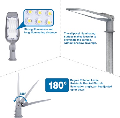 Farola led exterior doble Slim 200w  Aigostar